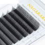 Готовые пучки для наращивания ресниц 3D W-Shape Nagaraku  изгиб С толщина 0.07 микс от 8 мм до 14 мм в Казани
